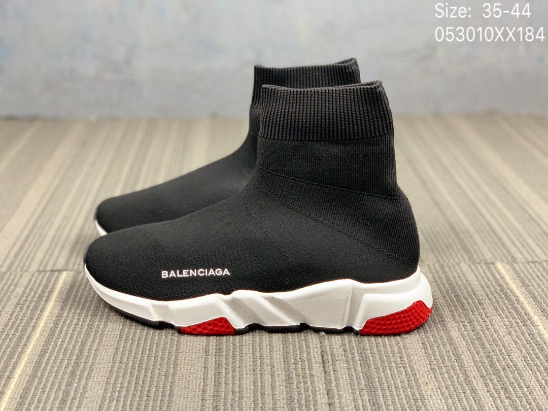 Balenciaga Speed 2.0 Sneaker in black recycled knit Product ID 617196W2DB10090